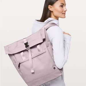 Lululemon One Trek Mind Tote in smoky blush